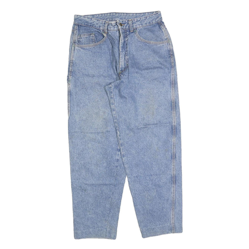 NUVOLARE Womens Jeans Blue Regular Relaxed Denim Light W30 L28 Casual Workwear