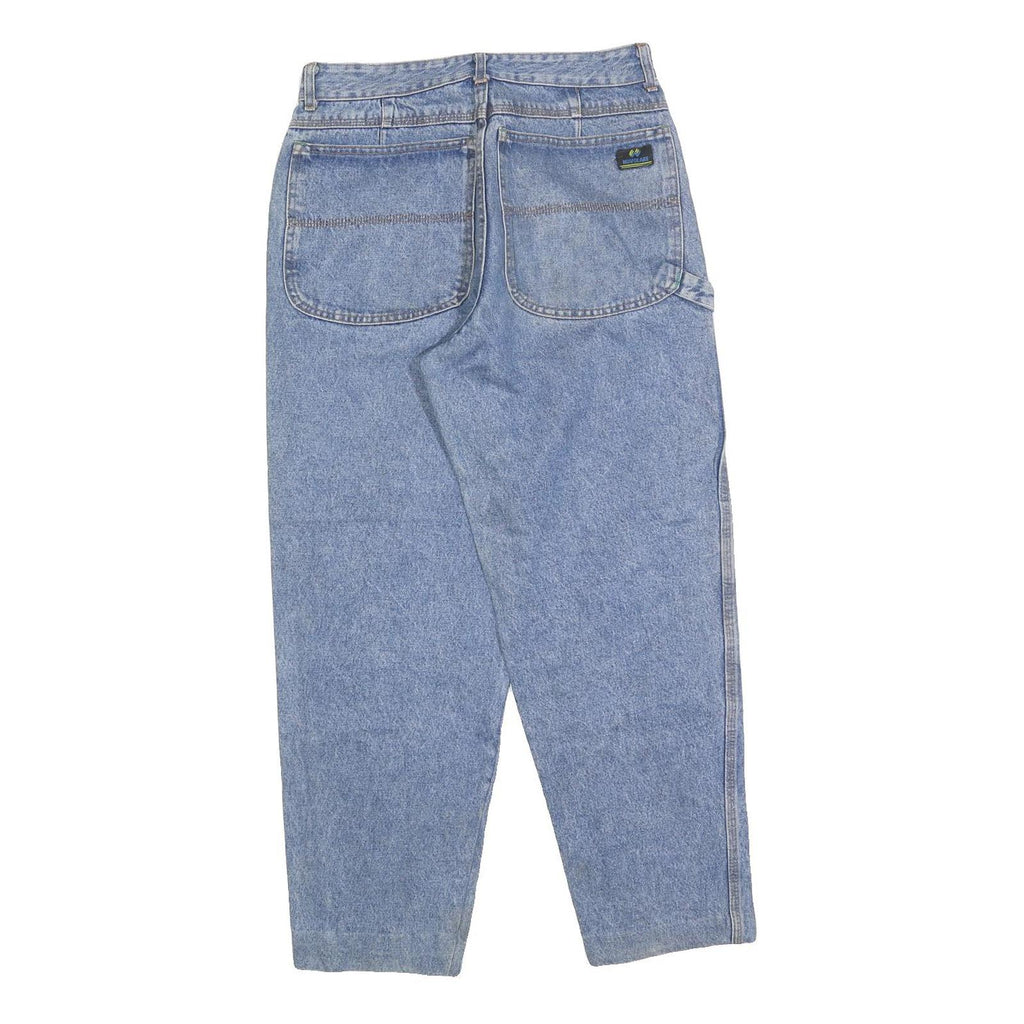 NUVOLARE Womens Jeans Blue Regular Relaxed Denim Light W30 L28 Casual Workwear