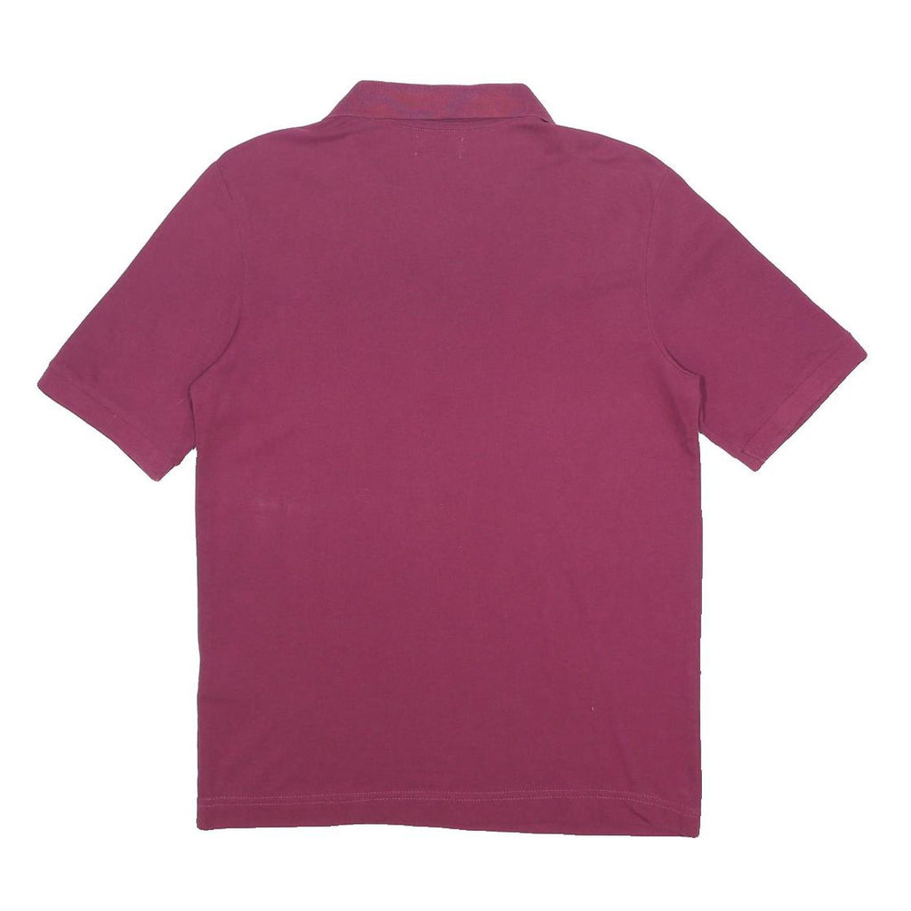 KAPPA Mens Maroon Polo Shirt S Cotton Blend Short Sleeve Classic Fit Casual