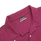 KAPPA Mens Maroon Polo Shirt S Cotton Blend Short Sleeve Classic Fit Casual