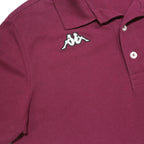 KAPPA Mens Maroon Polo Shirt S Cotton Blend Short Sleeve Classic Fit Casual