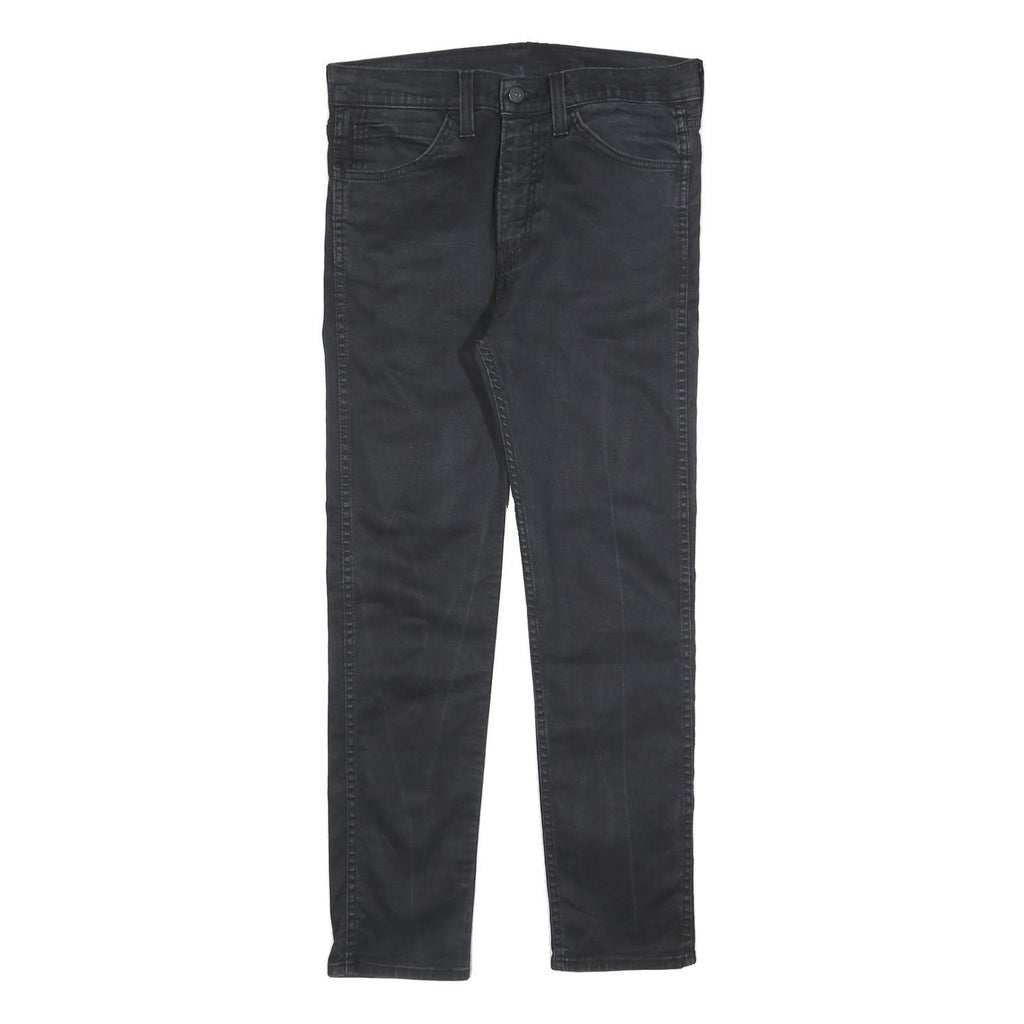 LEVI'S Mens Jeans Black Slim Skinny Denim W32 L30 Zip Cotton Blend Casual