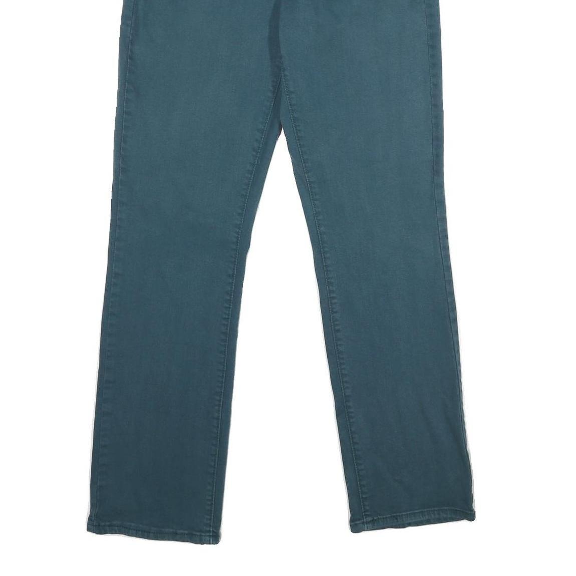 LEVI'S Womens Jeans Blue Regular Straight Denim W28 L32 529 Curvy Straight Zip