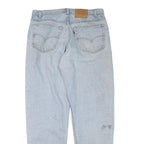 LEVI'S 550 Mens Jeans Blue Relaxed Loose Denim Light W35 L33 Classic Casual
