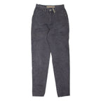 LEVI'S Womens Jeans Grey Regular Mom 90s W24 L30