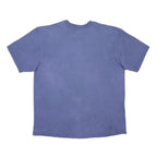 CARHARTT Mens Blue Henley T-Shirt XL Short Sleeve Crew Neck Workwear