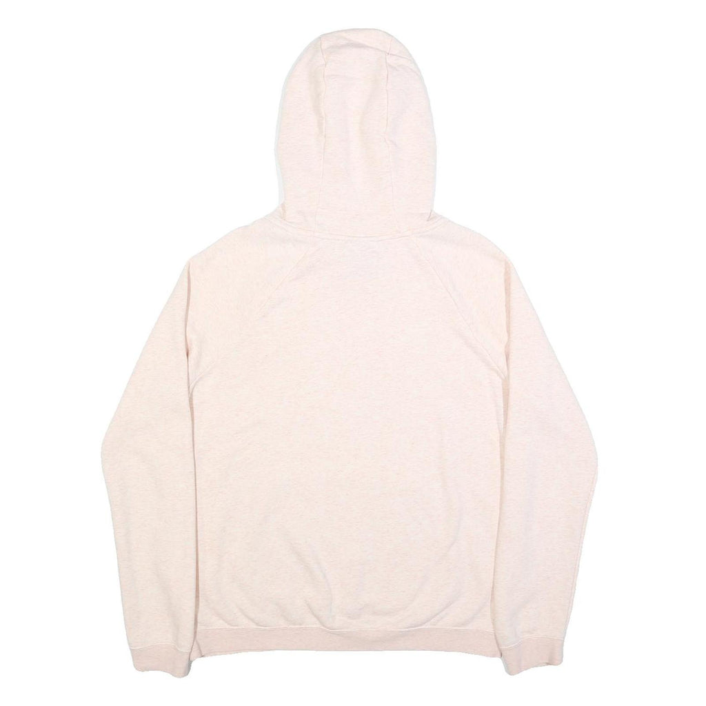 NIKE Womens Pink Hoodie M Cotton Blend Pullover Sports Casual Sweatshirt