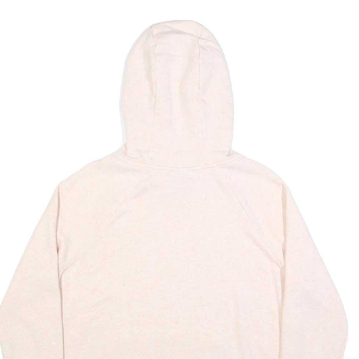 NIKE Womens Pink Hoodie M Cotton Blend Pullover Sports Casual Sweatshirt