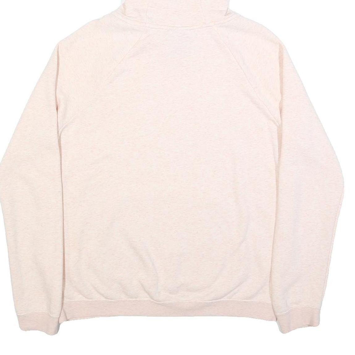 NIKE Womens Pink Hoodie M Cotton Blend Pullover Sports Casual Sweatshirt