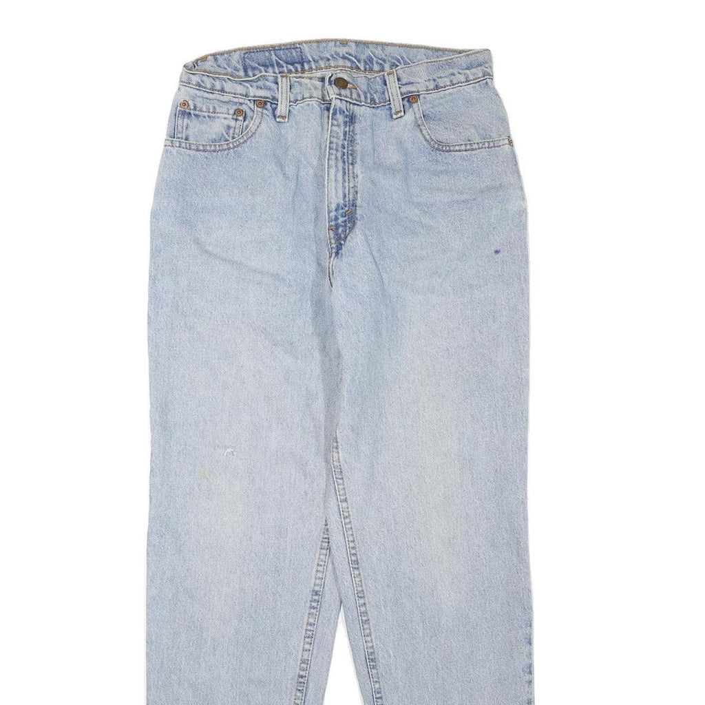 LEVI'S Womens Light Blue Regular Fit Straight Denim Stone Wash W30 L32 Classic