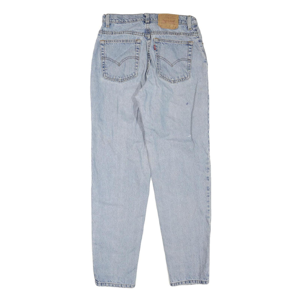 LEVI'S Womens Light Blue Regular Fit Straight Denim Stone Wash W30 L32 Classic