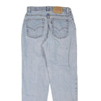 LEVI'S Womens Light Blue Regular Fit Straight Denim Stone Wash W30 L32 Classic