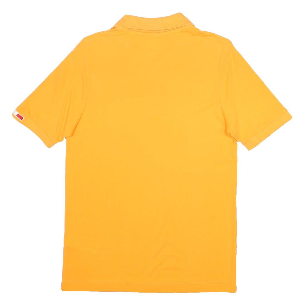 KAPPA Mens Yellow Short Sleeve Plain S Cotton Casual Polo Shirt Reliable Comfort
