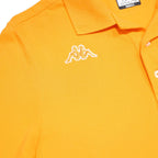 KAPPA Mens Yellow Short Sleeve Plain S Cotton Casual Polo Shirt Reliable Comfort