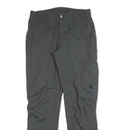 MAMMUT Lined Womens Polyester Grey Regular Trousers W32 L32 Outdoor Zip Pockets