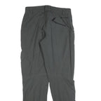 MAMMUT Lined Womens Polyester Grey Regular Trousers W32 L32 Outdoor Zip Pockets