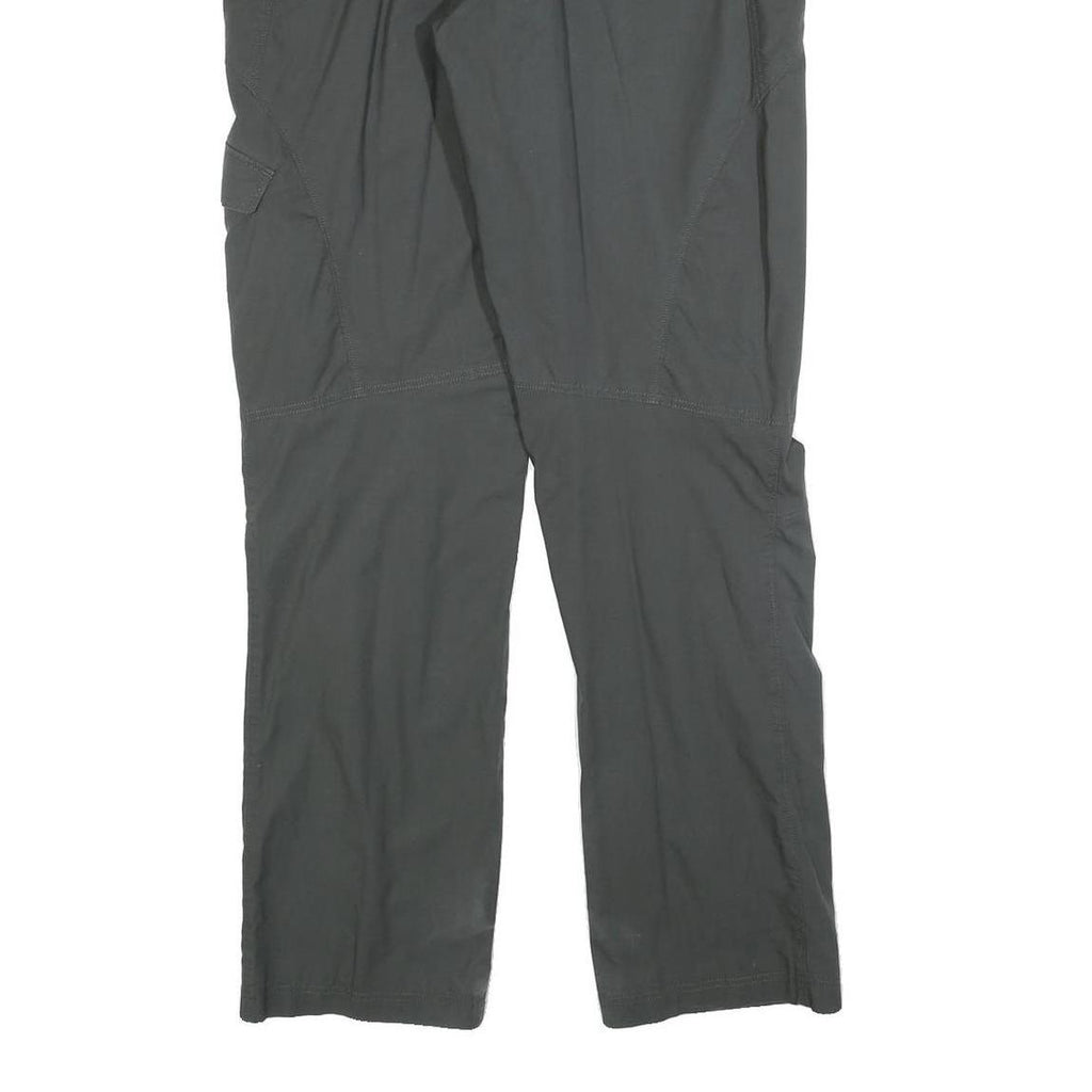 MAMMUT Lined Womens Polyester Grey Regular Trousers W32 L32 Outdoor Zip Pockets