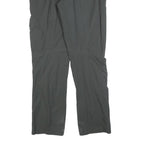 MAMMUT Lined Womens Polyester Grey Regular Trousers W32 L32 Outdoor Zip Pockets