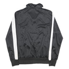 LONSDALE Mens Black & White Track Jacket M Polyester Zip Sportswear