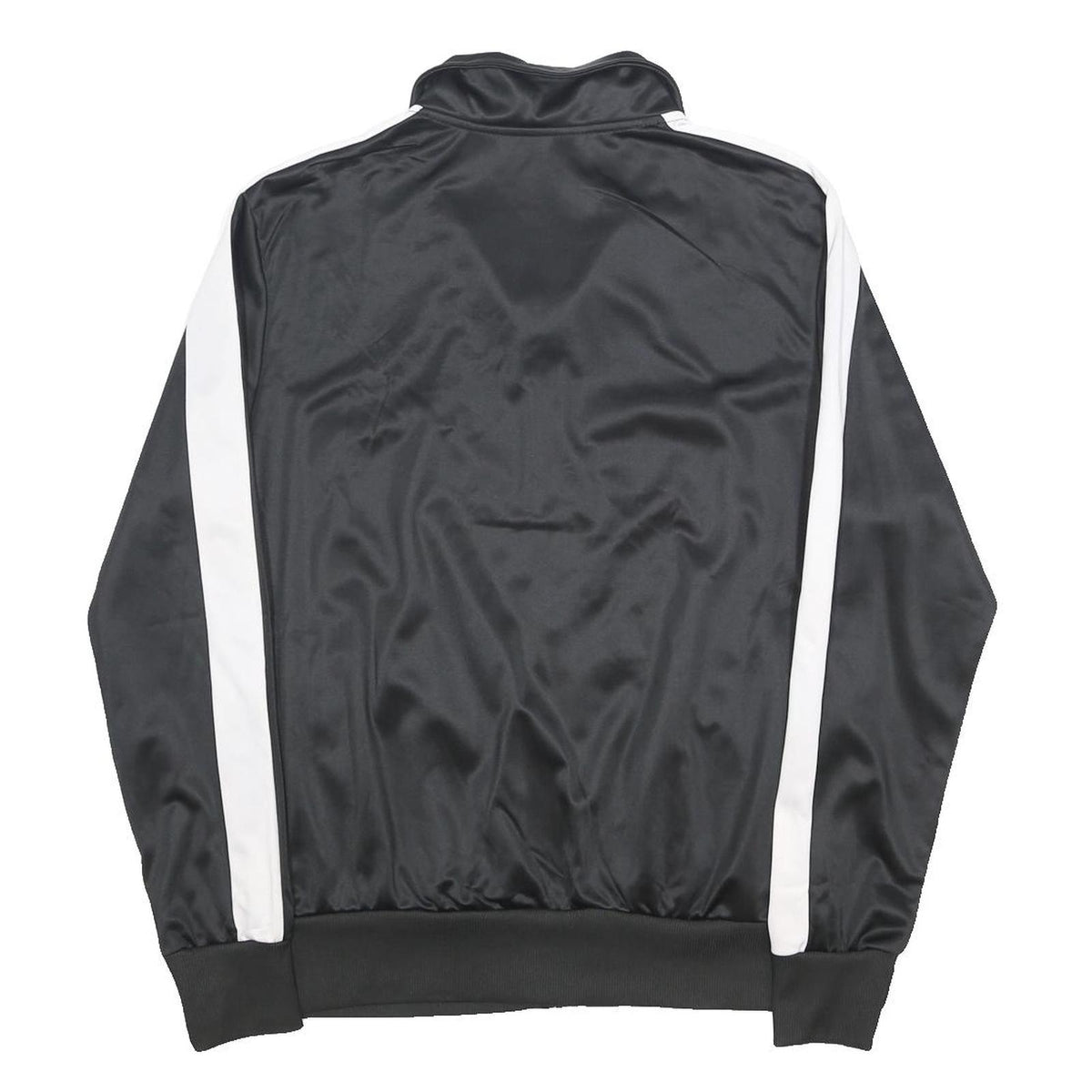 LONSDALE Mens Black & White Track Jacket M Polyester Zip Sportswear
