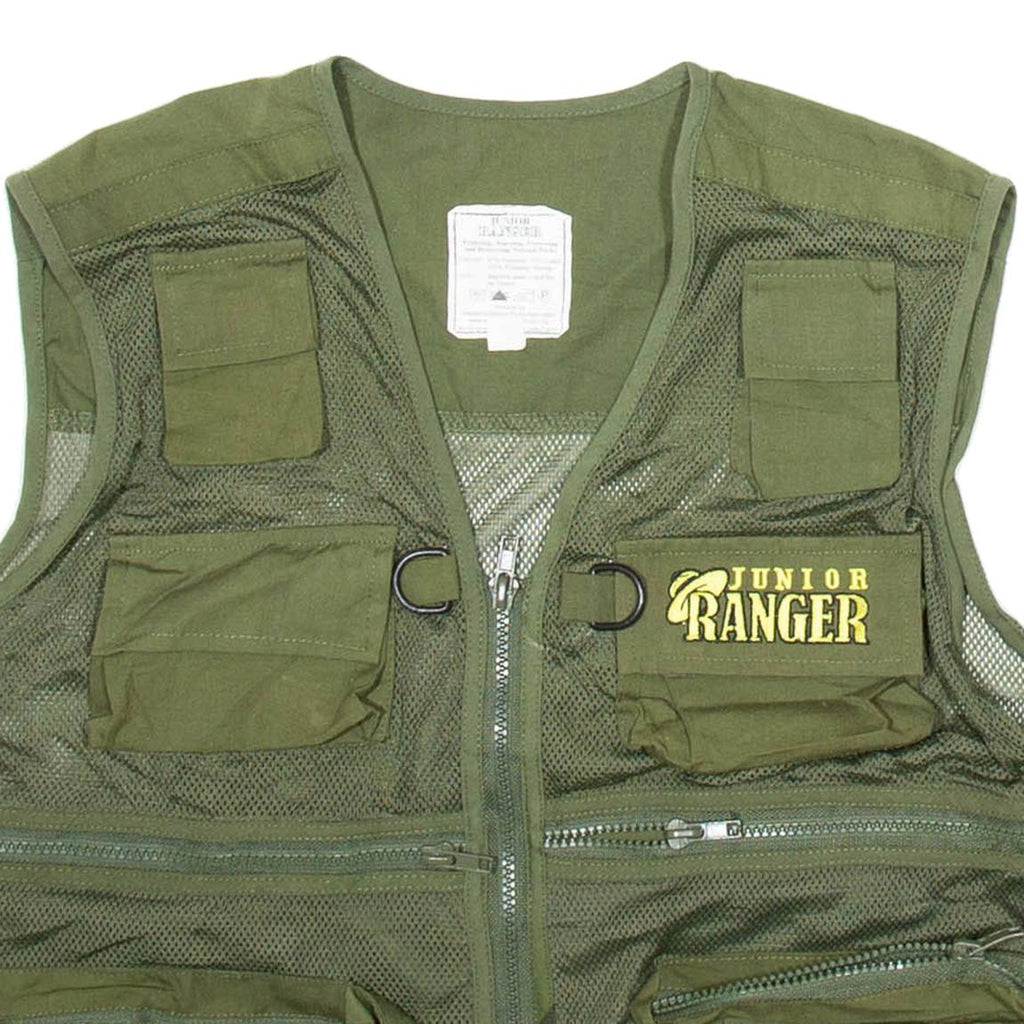 JUNIOR RANGER Utility Mens Gilet Green S