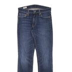 LEVI'S Mens Jeans Blue Slim Skinny Denim Medium W29 L31 Classic Cotton Blend Zip