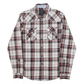 GUESS Mens Shirt Red Check Long Sleeve M