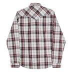 GUESS Mens Shirt Red Check Long Sleeve M