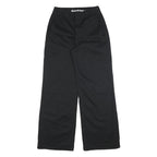 DICKIES Womens Black Cotton Blend Loose Straight Trousers W27 L32 Workwear Zip