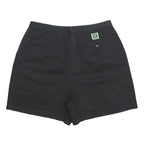 LAUREN RALPH LAUREN Womens Black Casual Cotton Shorts L W34 Classic Comfortable
