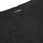 LAUREN RALPH LAUREN Womens Black Casual Cotton Shorts L W34 Classic Comfortable