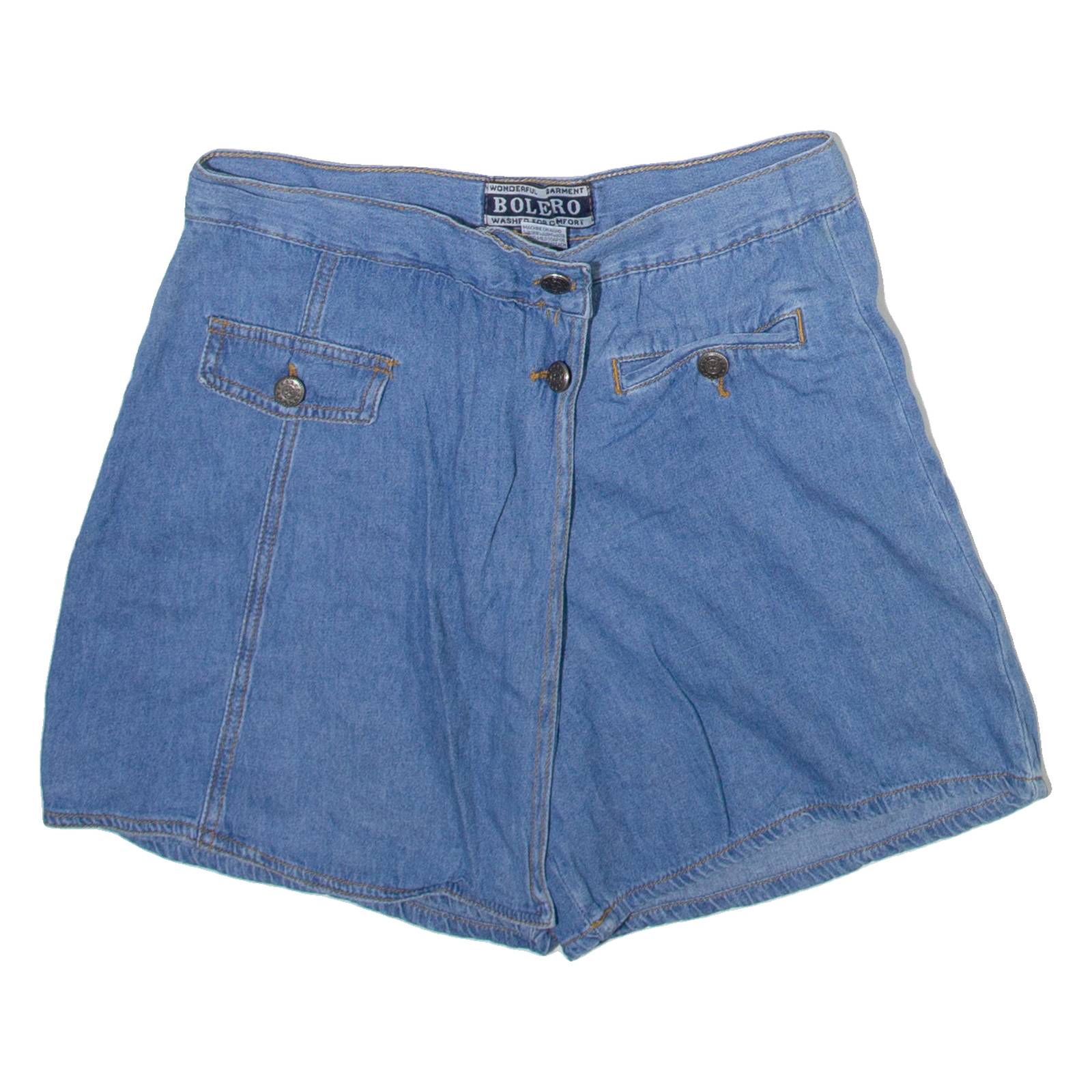 BOLERO Womens Denim Shorts Blue S W28