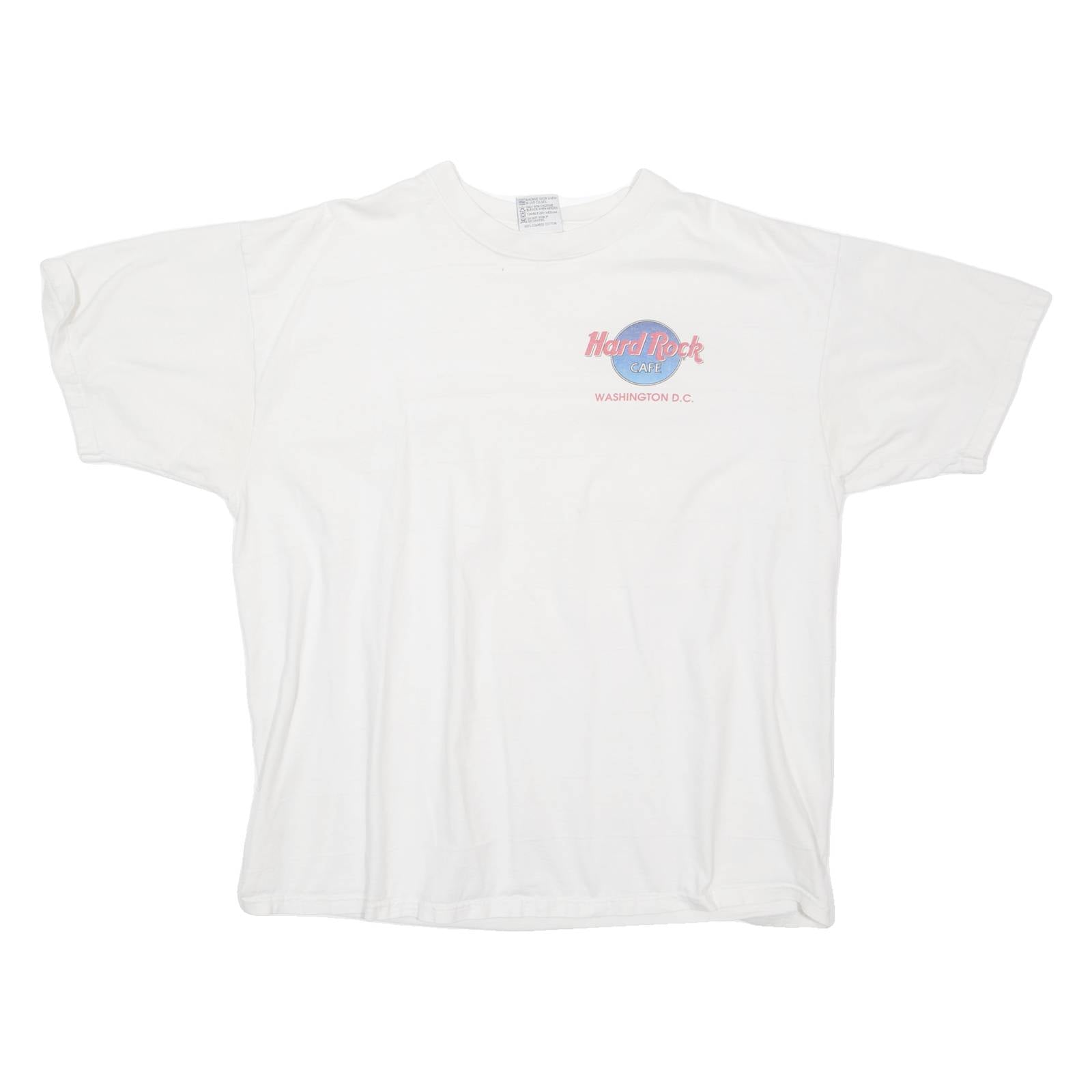 HARD ROCK CAFE Washington Womens T-Shirt White XL