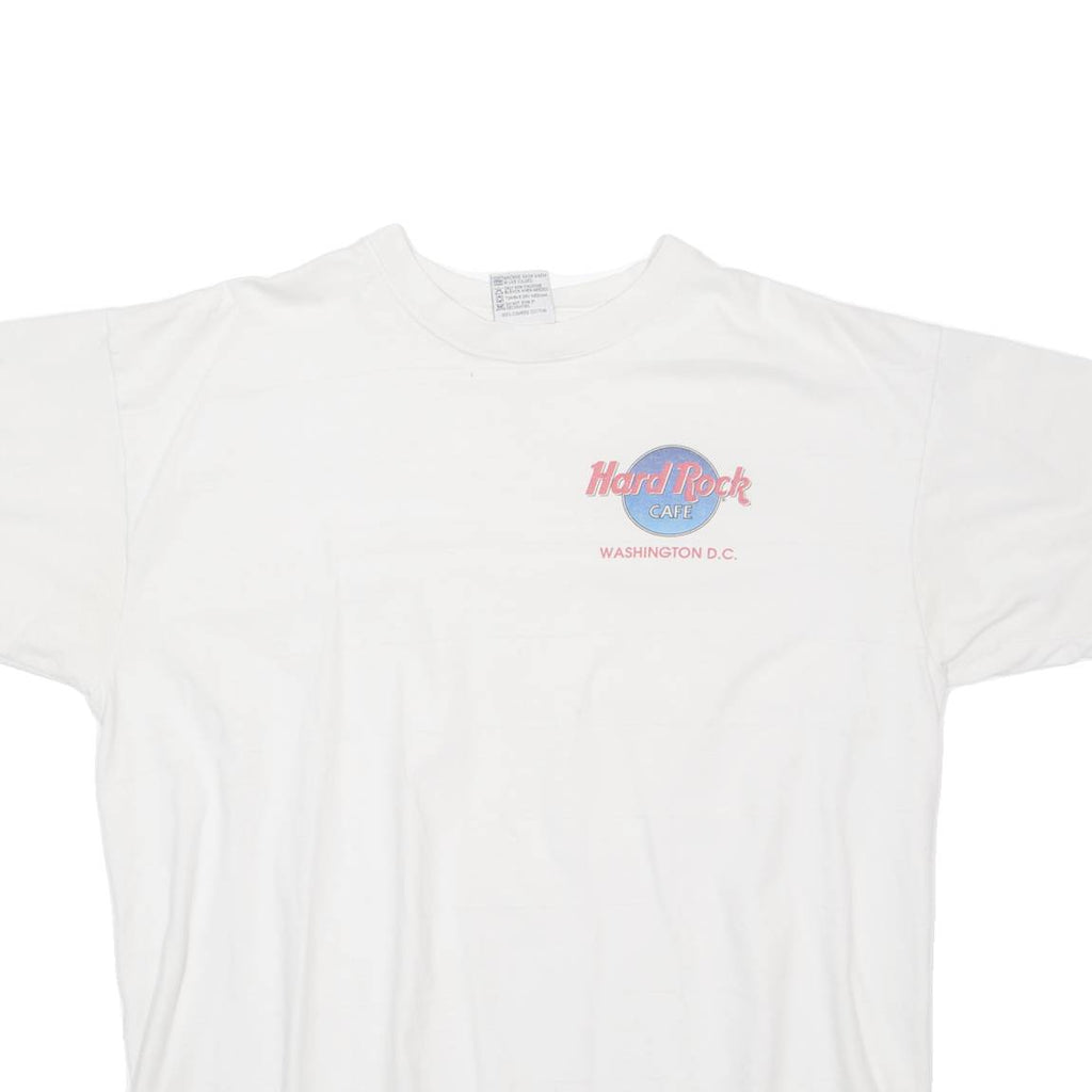 HARD ROCK CAFE Washington Womens T-Shirt White XL