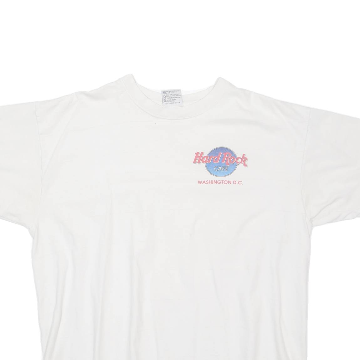 HARD ROCK CAFE Washington Womens T-Shirt White XL