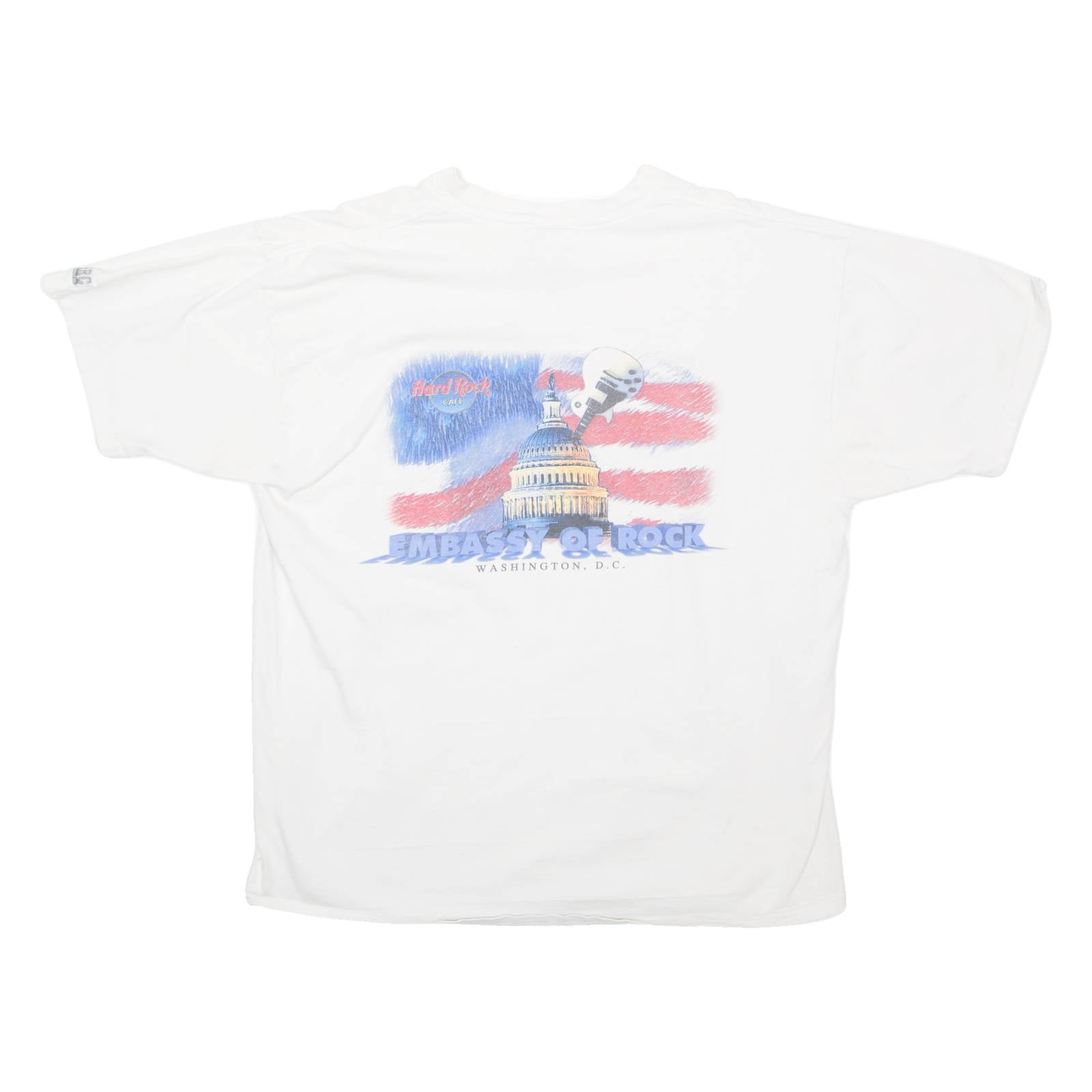 HARD ROCK CAFE Washington Womens T-Shirt White XL