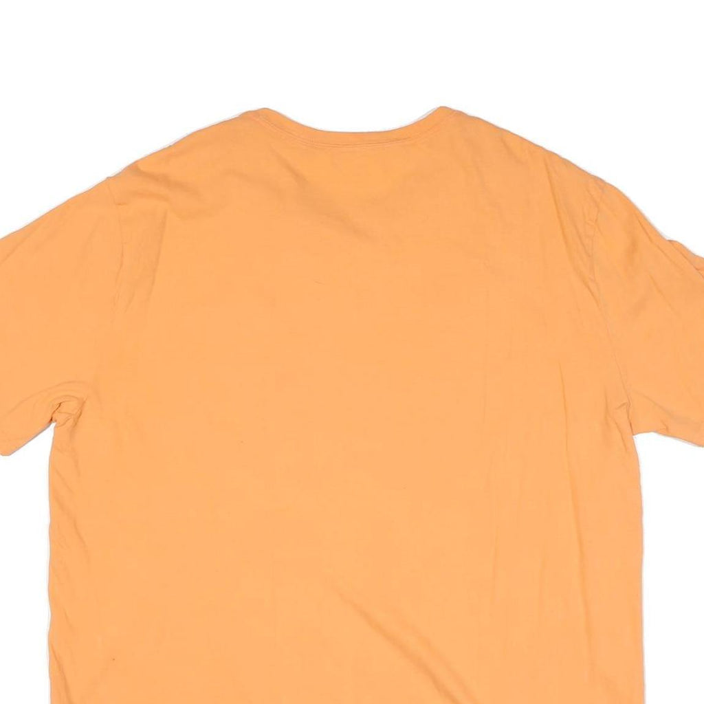 NAUTICA Mens Orange Sailing Graphic T-Shirt 2XL Short Sleeve Crew Neck Cotton