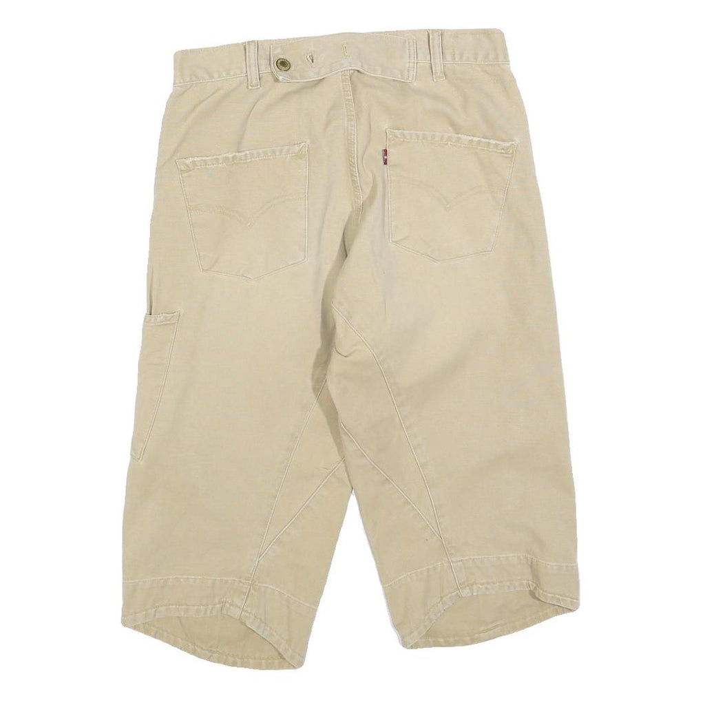 LEVI'S Mens Shorts Beige Casual Cotton Blend M W30 Casual Fit