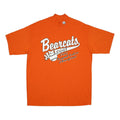 GATOR Mens Orange Bearcats Graphic T-Shirt L Short Sleeve Mock Neck Cotton Blend
