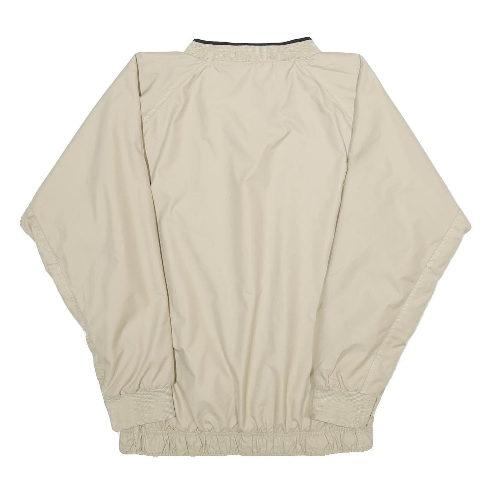 HARRITON Mens Beige Crawford County Golf V-Neck S Polyester Sweatshirt Pullover