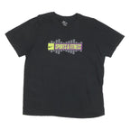NIKE Mens Black Sports & Fitness Graphic T-Shirt L Short Sleeve Crew Neck