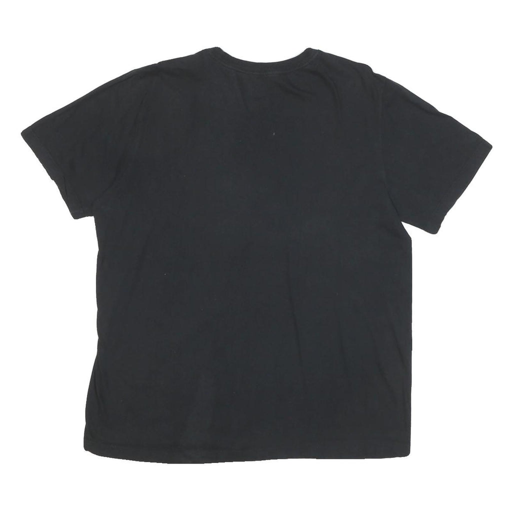 NIKE Mens Black Sports & Fitness Graphic T-Shirt L Short Sleeve Crew Neck