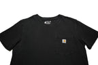 CARHARTT Womens Black Pocket T-Shirt M Short Sleeve Crew Neck Cotton Casual