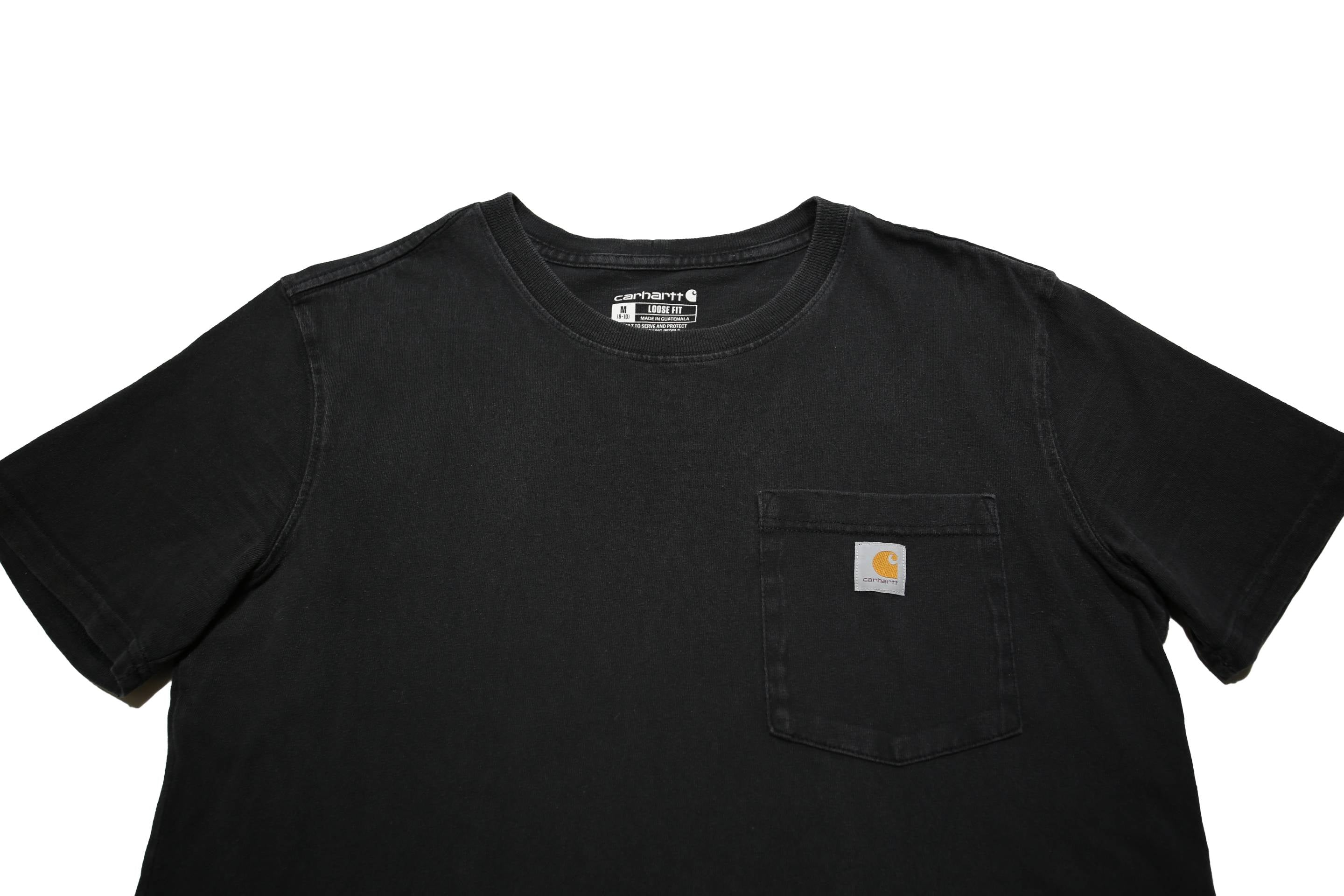 CARHARTT Womens Black Pocket T-Shirt M Short Sleeve Crew Neck Cotton Casual
