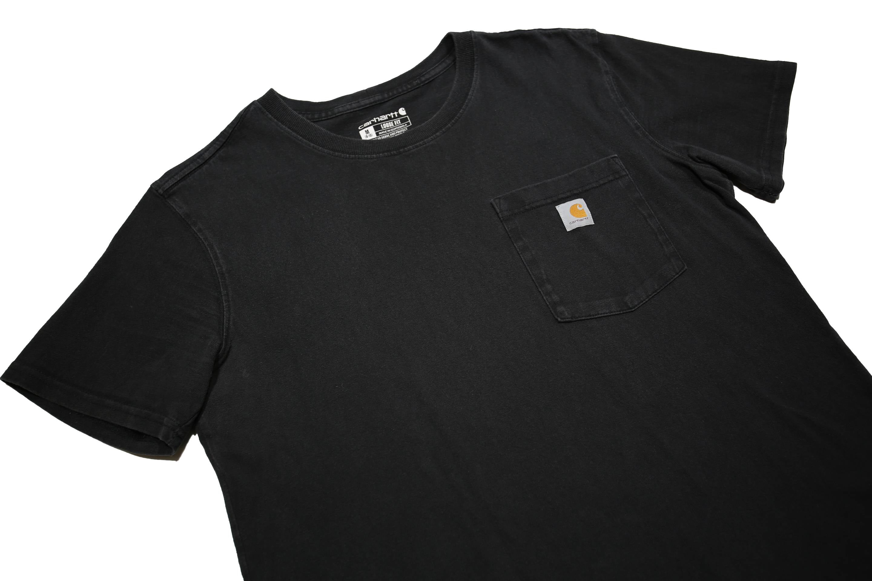 CARHARTT Womens Black Pocket T-Shirt M Short Sleeve Crew Neck Cotton Casual