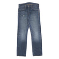 LEVI'S 504 Mens Jeans Blue Regular Straight Denim Medium W31 L32 Classic Fit Zip