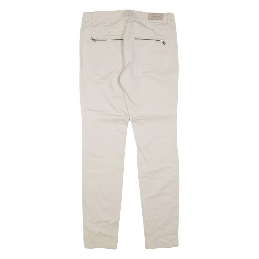 MARC CAIN Womens Trousers Beige Regular Skinny W30 L32