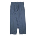 FISTOLA Mens Blue Regular Fit Straight Trousers W32 L32 Classic Tailored Smart