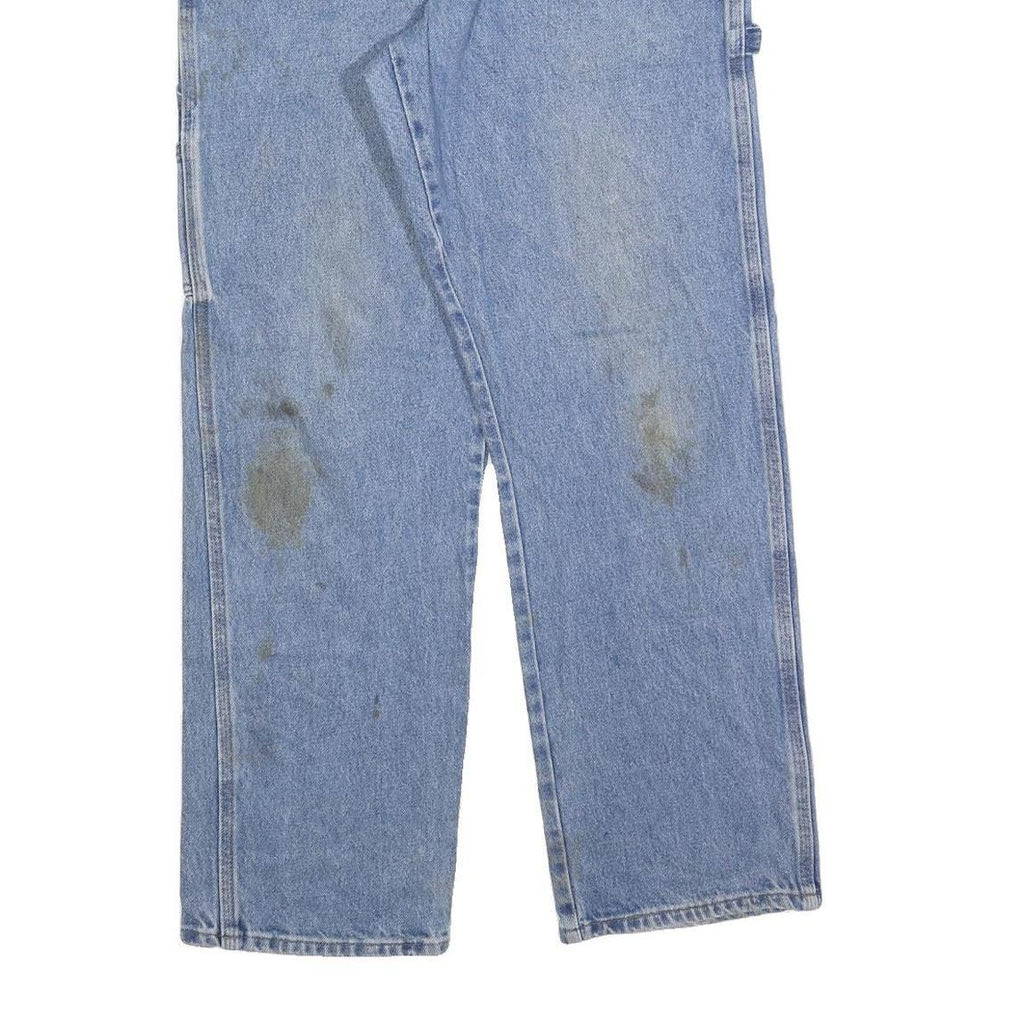 DICKIES Mens Blue Regular Fit Denim Jeans W32 L32 Carpenter Workwear