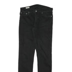 LEVI'S 511 Mens Slim Black Denim Jeans Cotton Blend W30 L32 Authentic Zip